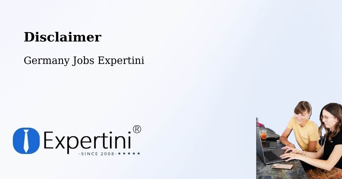 Disclaimer – Schöppingen - Germany Jobs Expertini